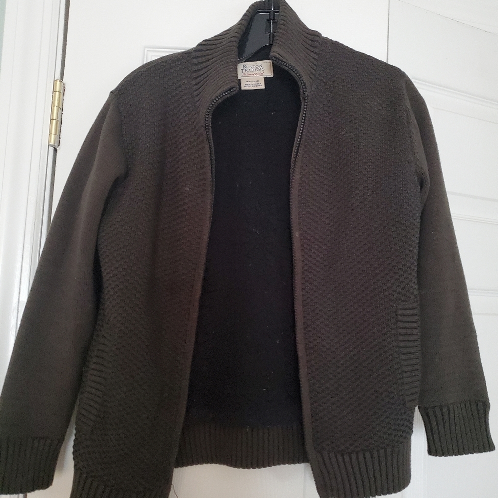 Boston Traders plush lined sweater